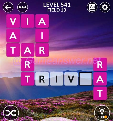 Wordscapes Level 541 Answers .
